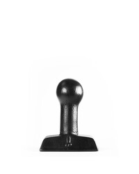 Analplug Murmel schwarz 7 x 4 cm